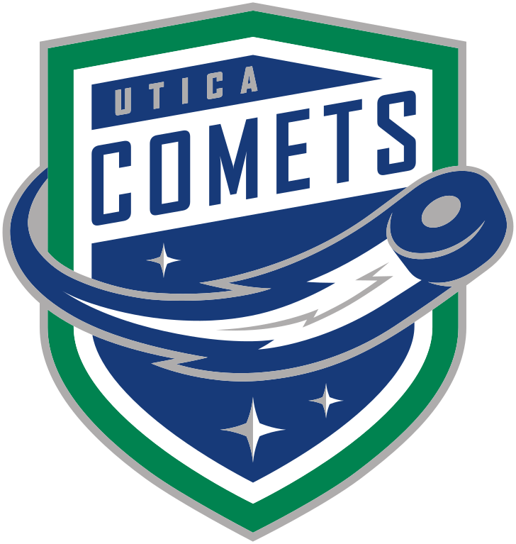 Utica comets logo ahl. Comet clipart svg