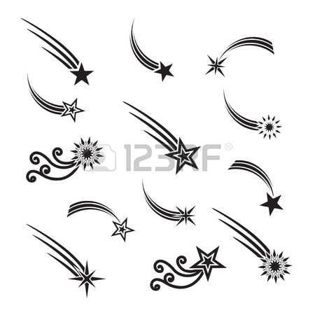 comet clipart tattoo