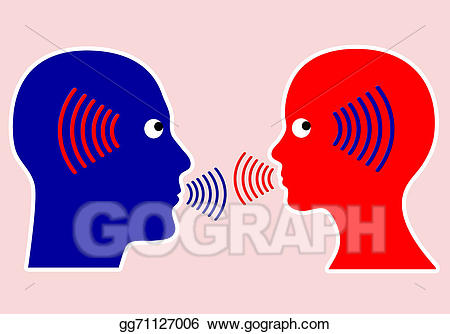 Drawing of . Communication clipart concept