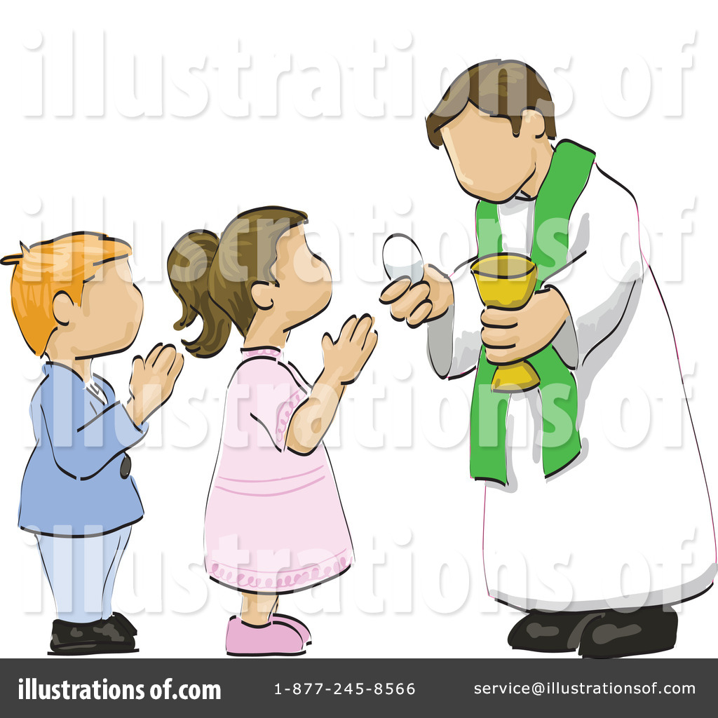 Communion clipart. Illustration by david rey