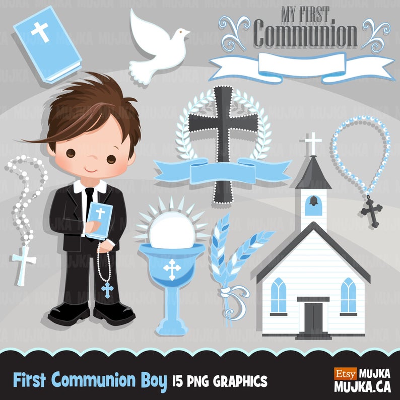 First for boys cute. Communion clipart churc