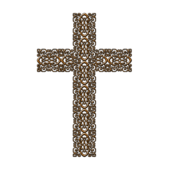 Clip art catholic christian. Communion clipart ornate cross