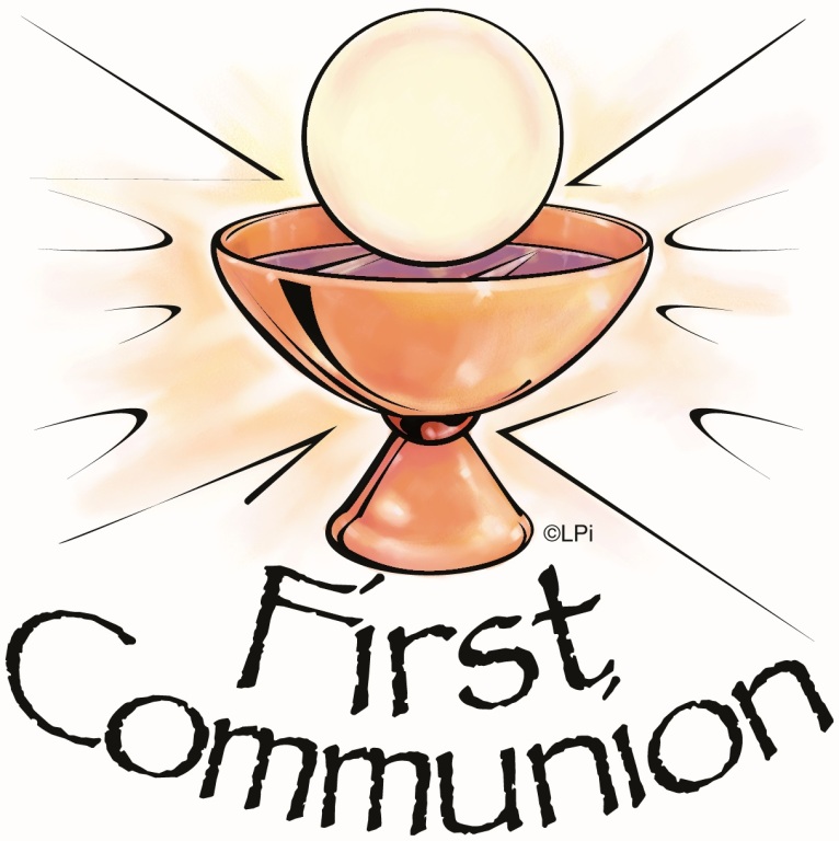 communion clipart printable first
