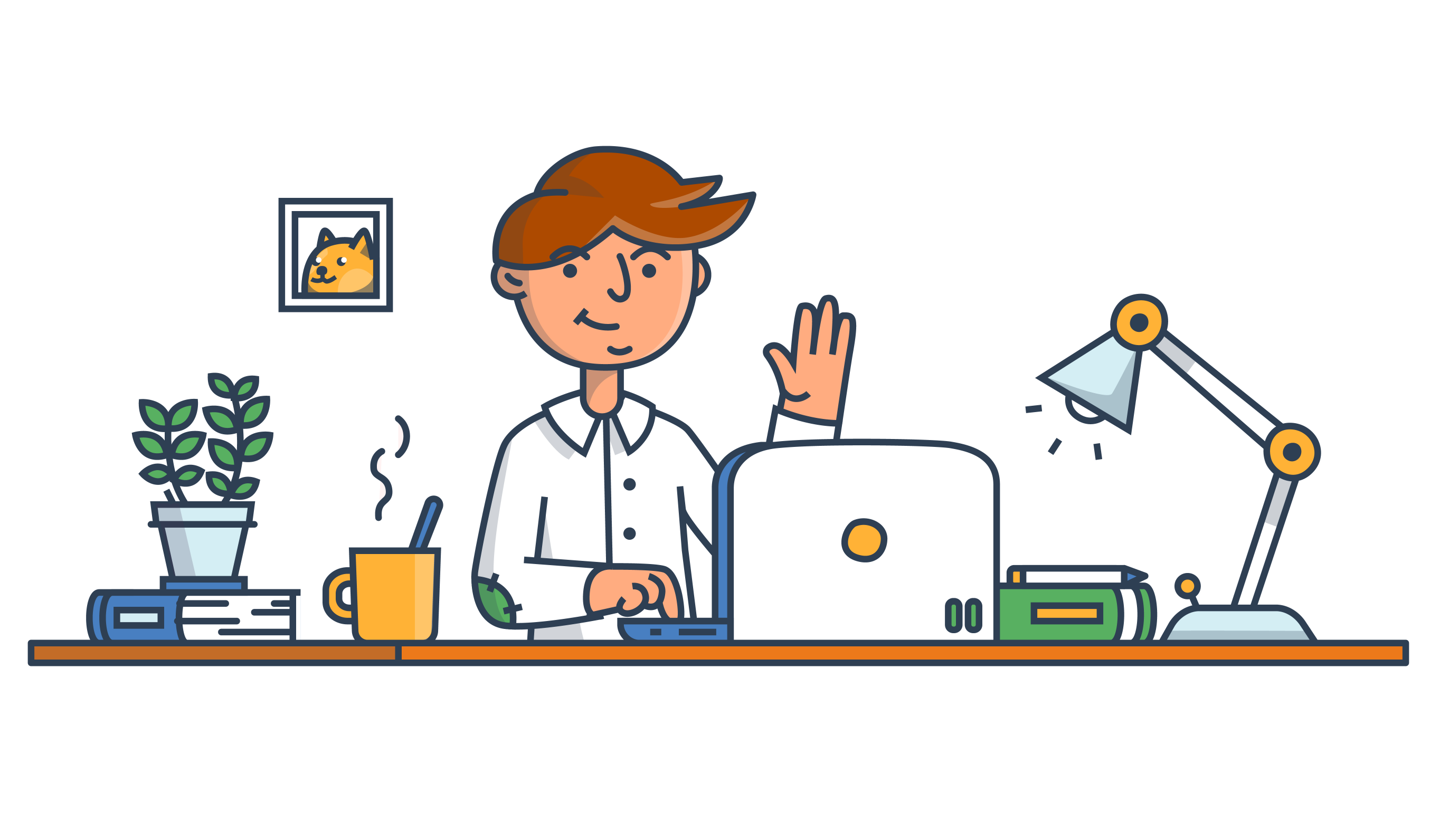 Community remotive . Excited clipart happy office worker