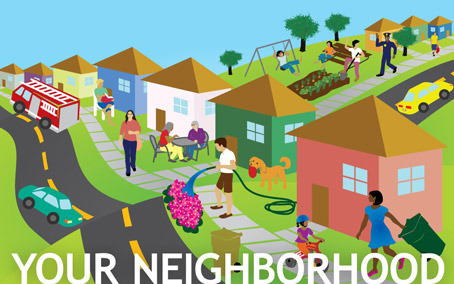 neighborhood clipart local community