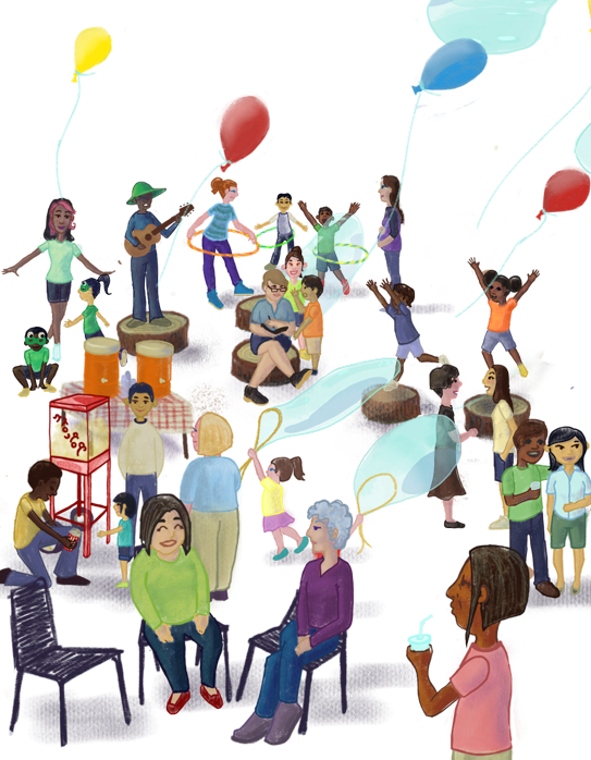 party clipart street party