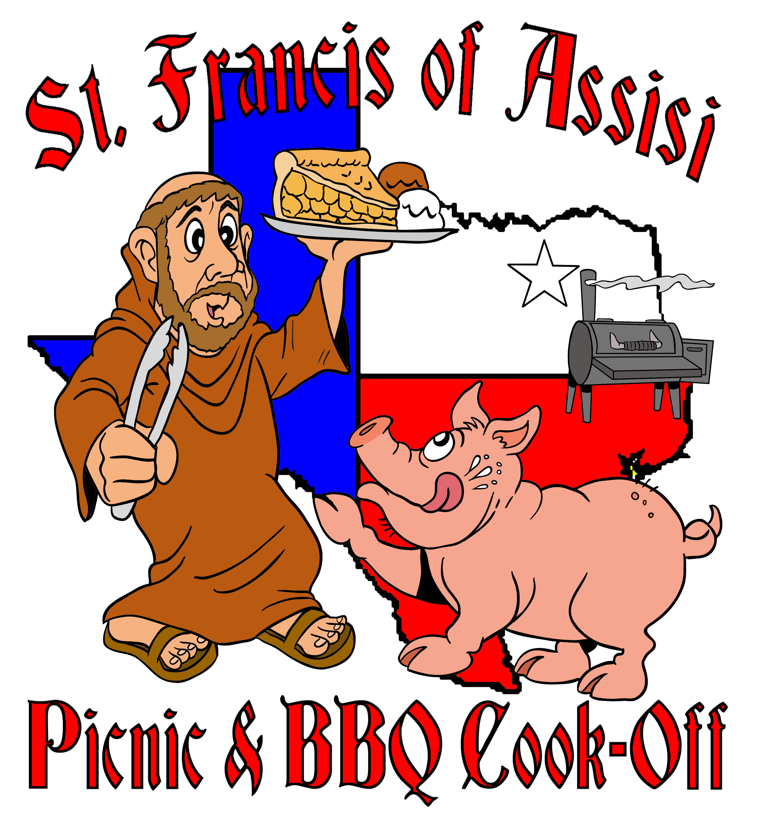 Parish picnic bbq cook. Community clipart parishioner