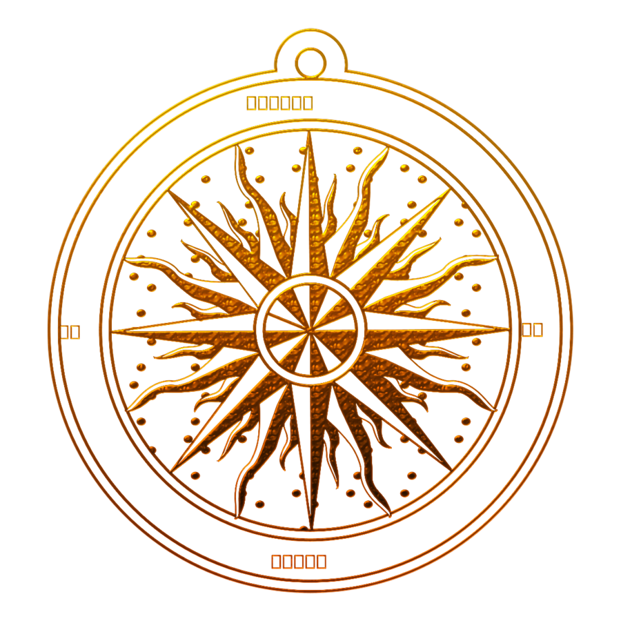 compass clipart colorful