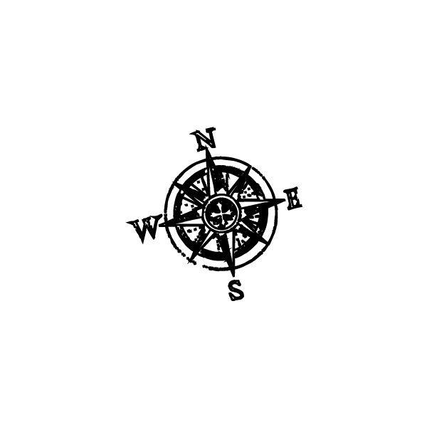 compass clipart distressed