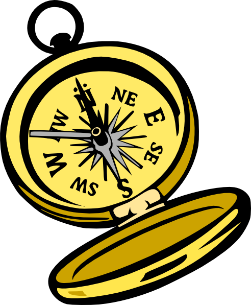 geography clipart small compass