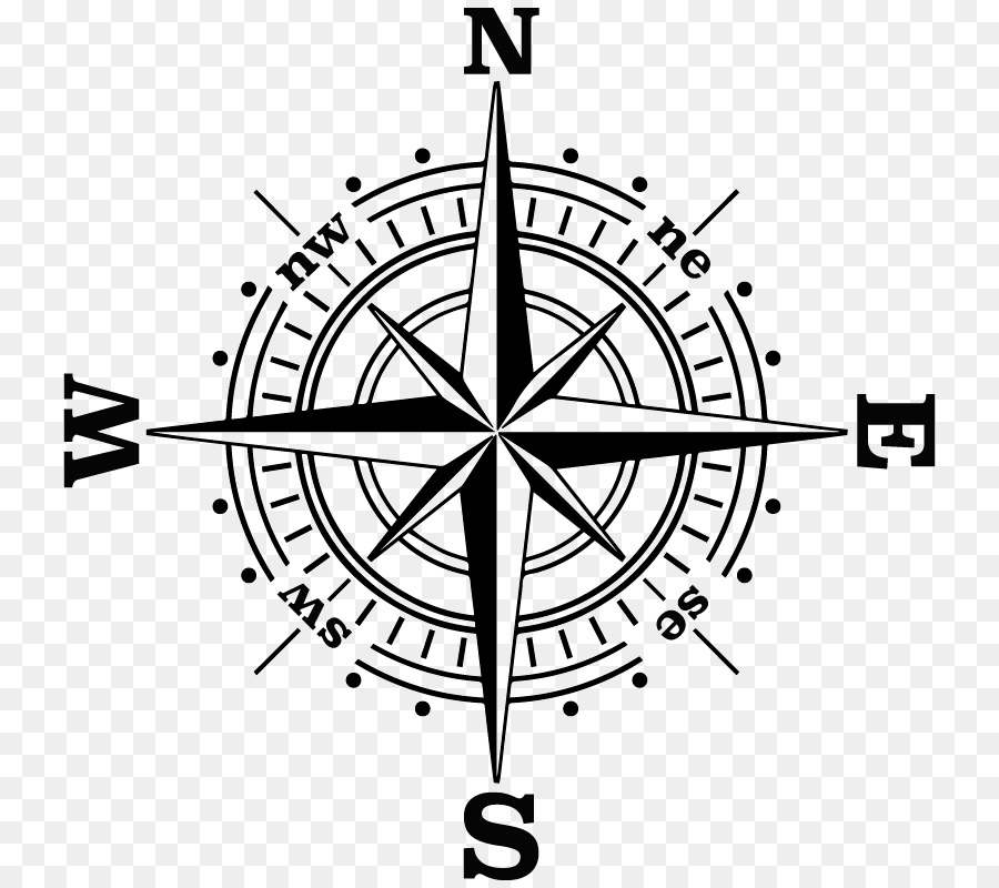 compass clipart illustration