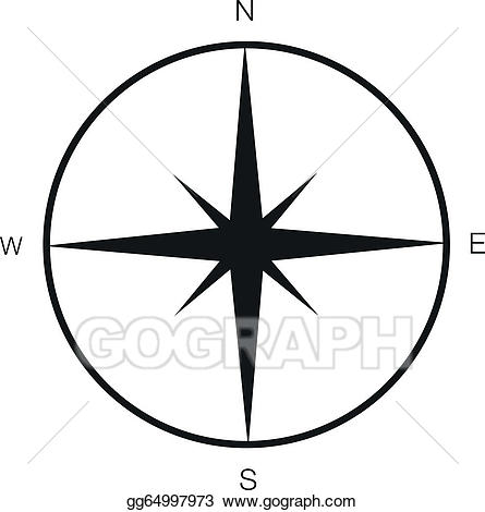 compass clipart illustration