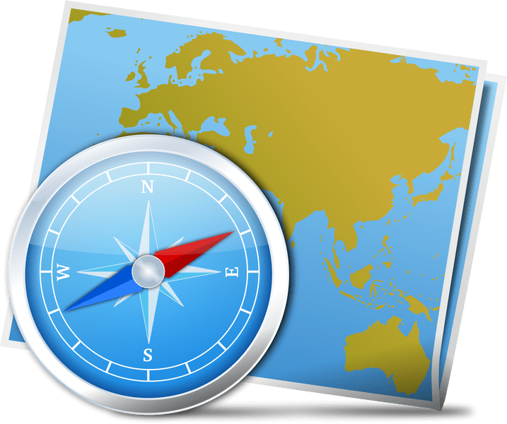 compass clipart map skill