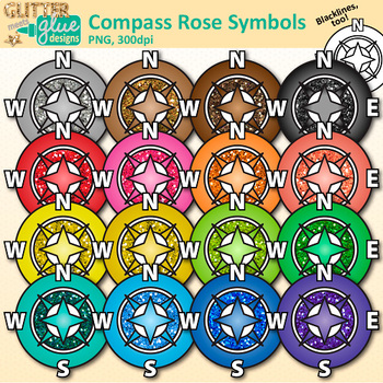 compass clipart mapping skill
