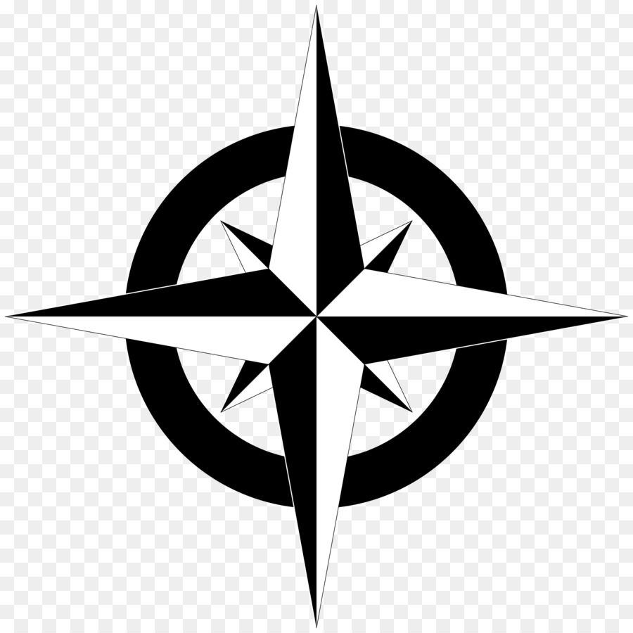 compass clipart north star