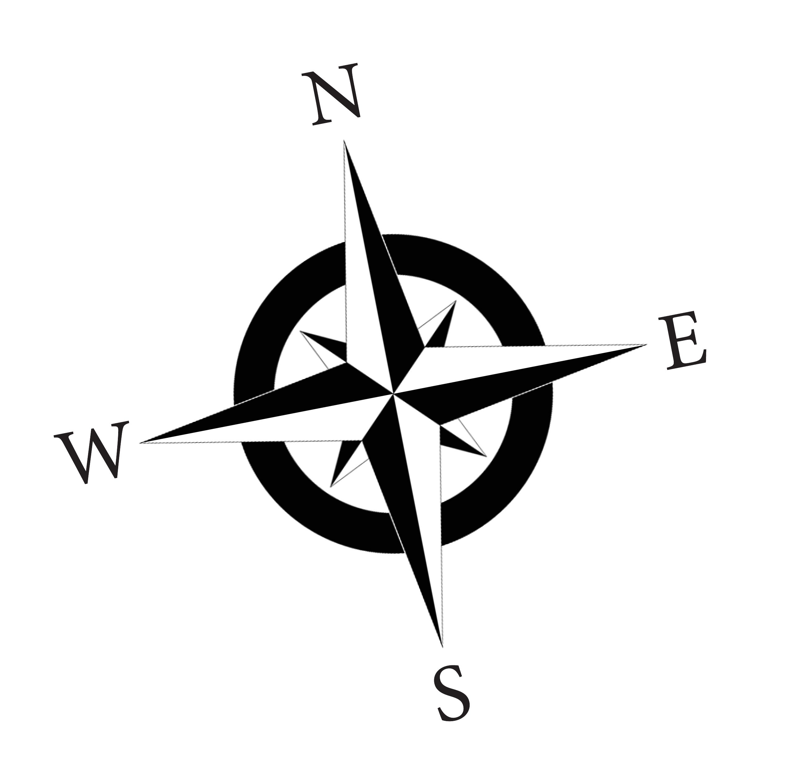 compass clipart nsew