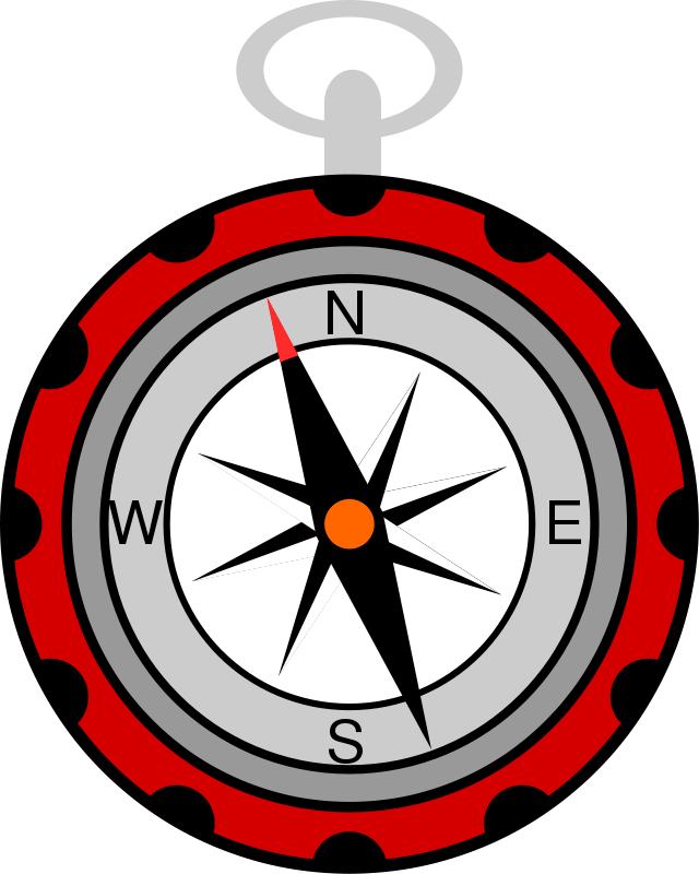 compass clipart outline