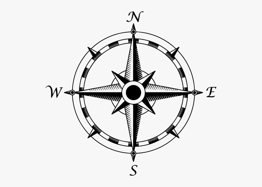 nautical clipart compass rose