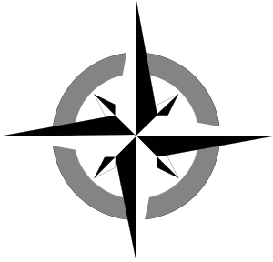 Compass clipart plain. Rose clip art at