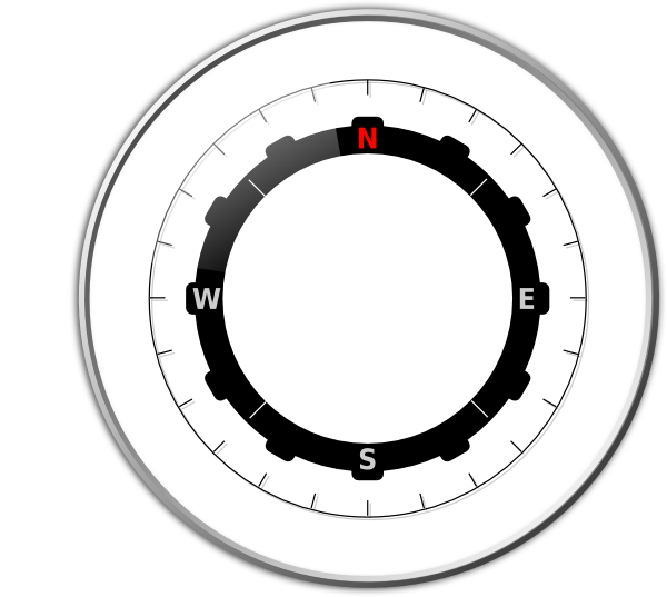 compass clipart plain
