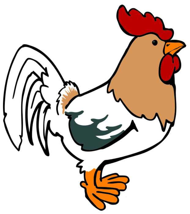 Sad clipart rooster.  cartoon pictures free