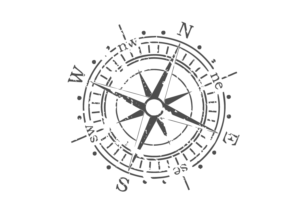 compass clipart tilted