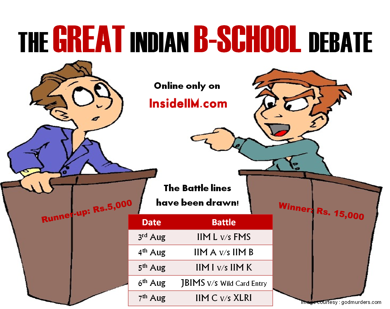 The great indian bschool. Competition clipart classroom debate