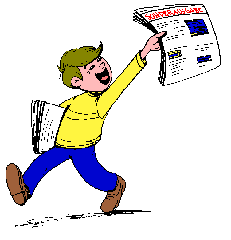 news clipart newspaper boy