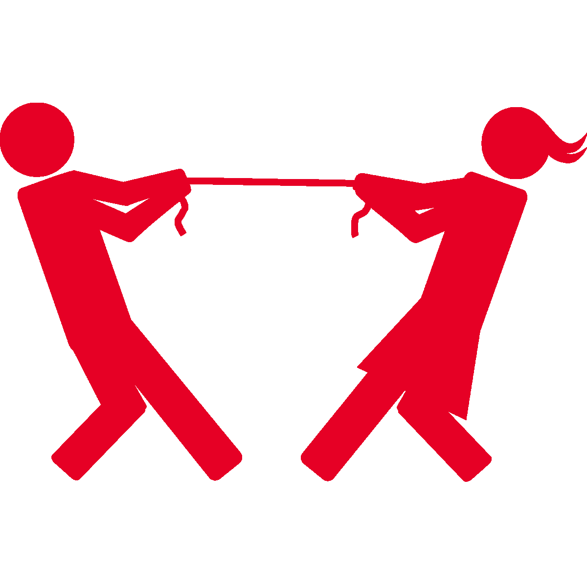 conflict clipart tug war