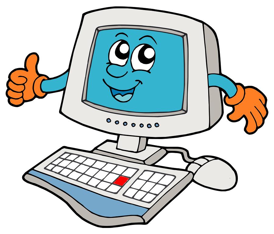 pc clipart computer time