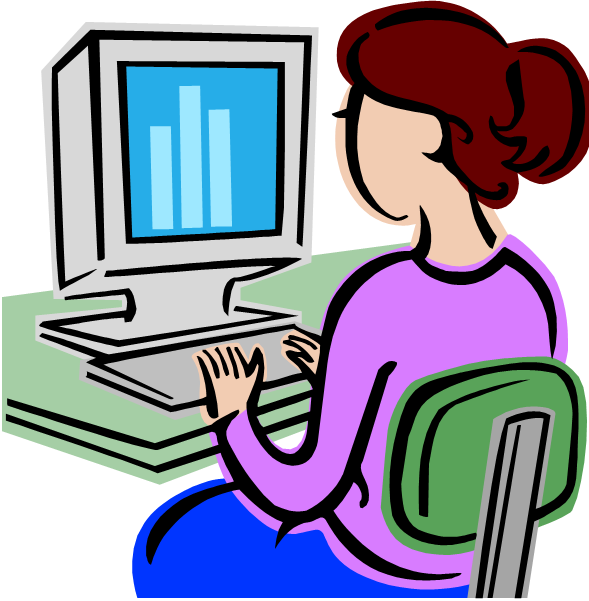 Clipart person computer. Work with confidence u
