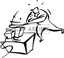 computer clip art outline