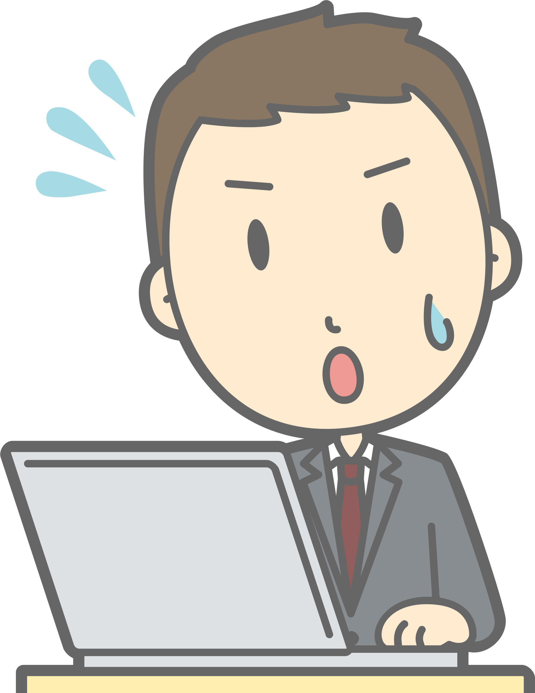 guy clipart computer user