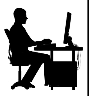 Computer clip art silhouette. Gamer guy on pinterest