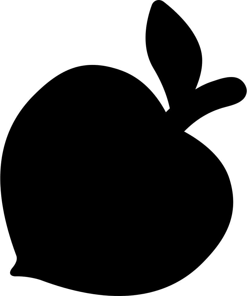 Computer clip art silhouette. Peach svg png icon