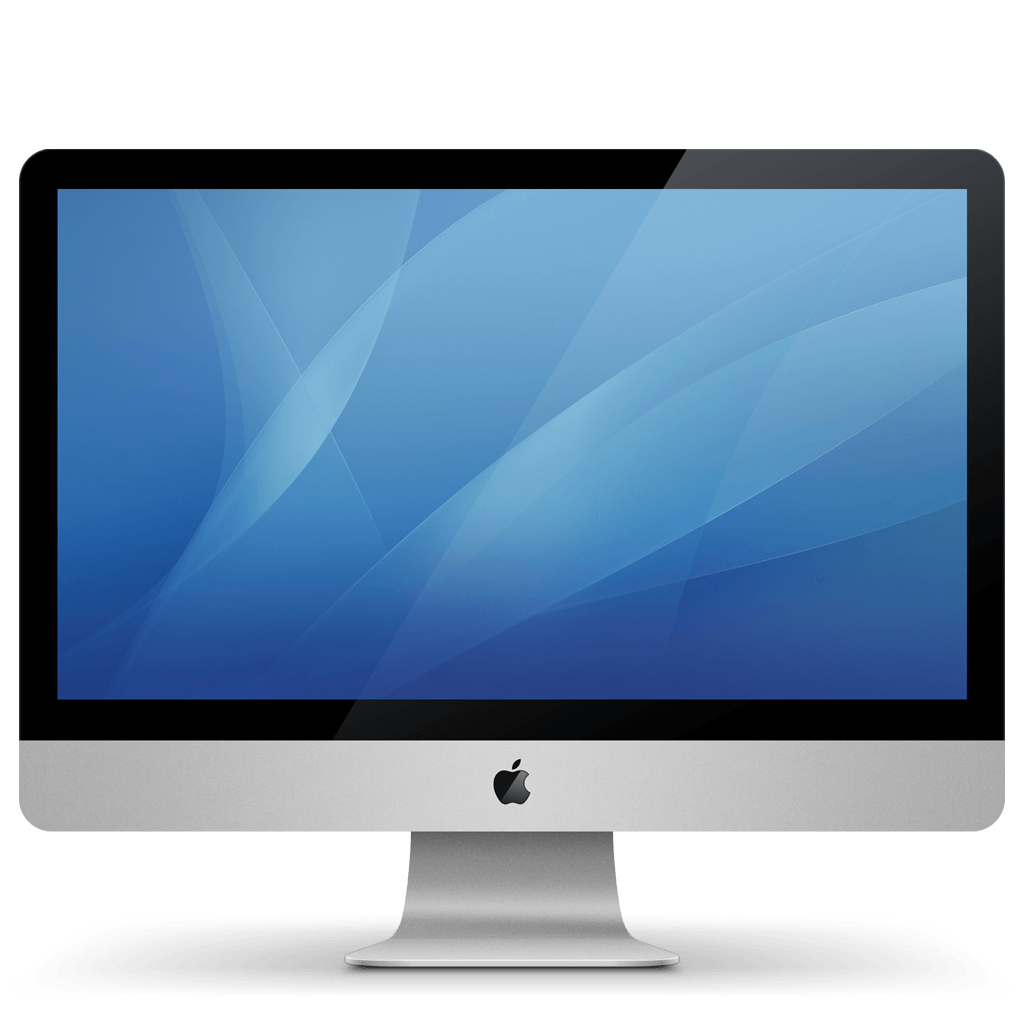 Imac apple monitor transparent. Clipart apples teal
