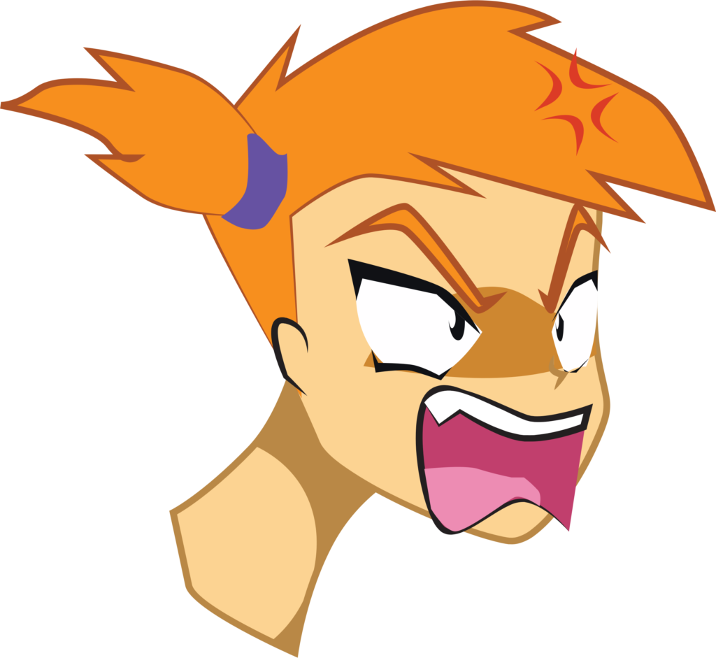 computer clipart angry