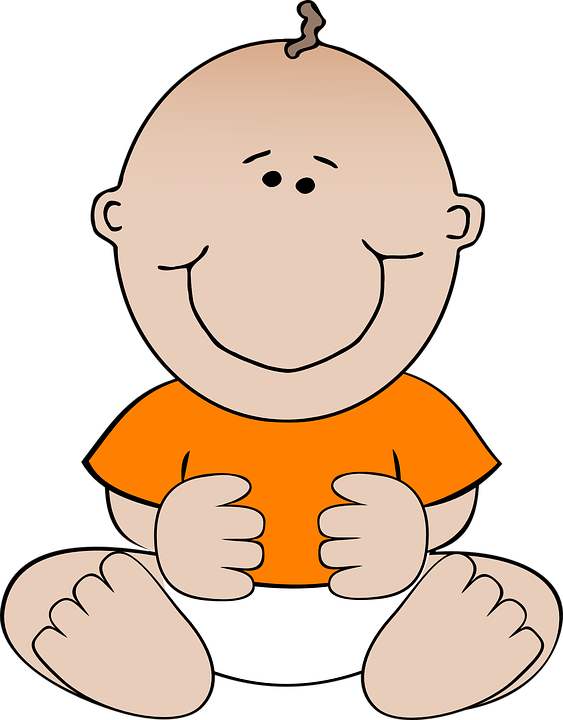 computer clipart baby