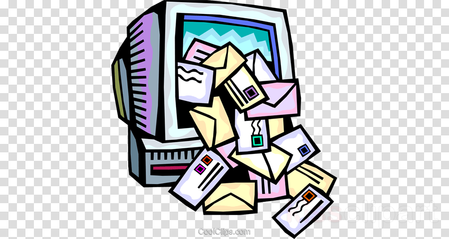email clipart computer