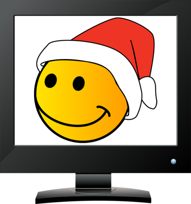 computer clipart face