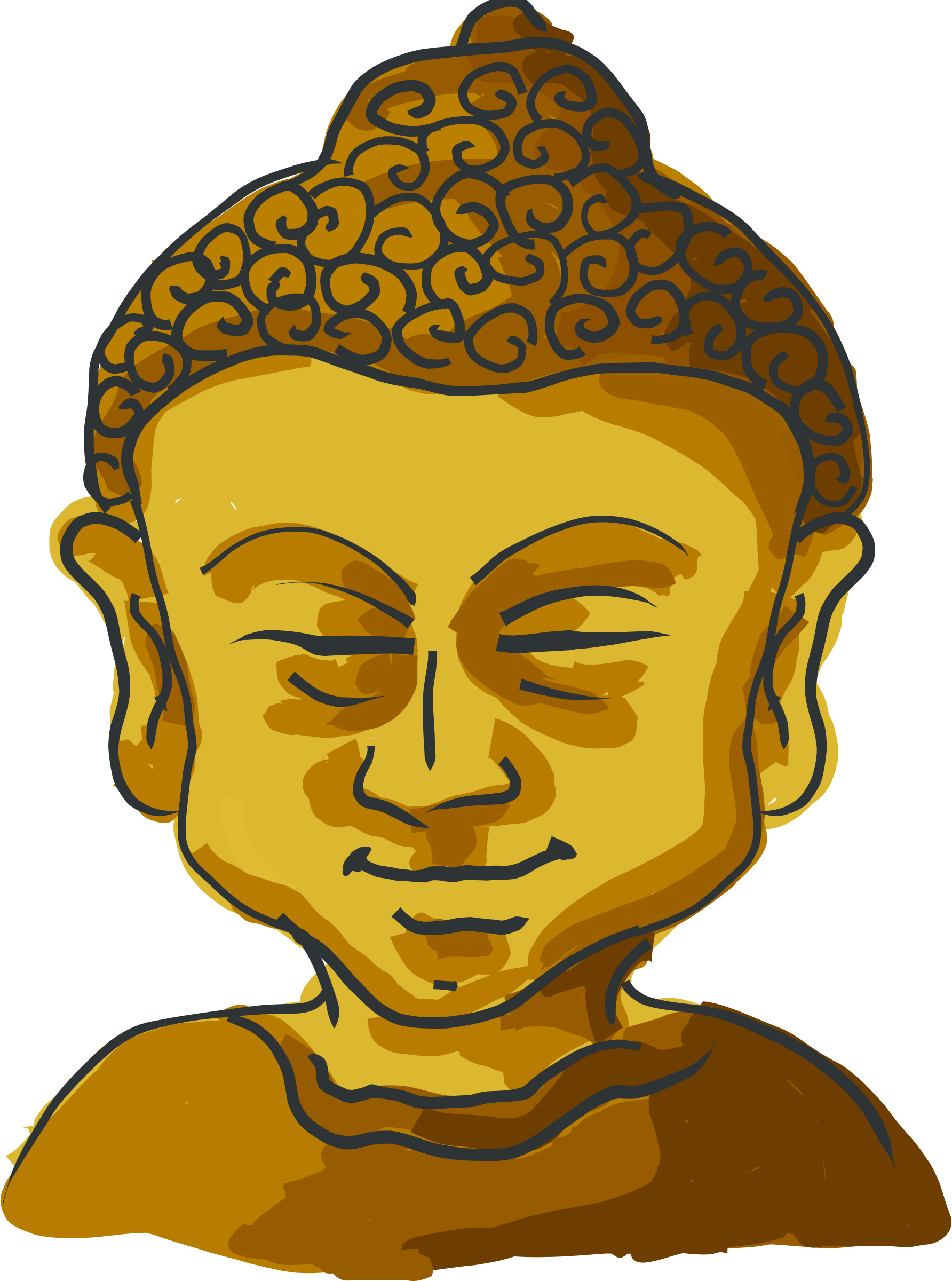 Computer clipart head. Buddha s icons png