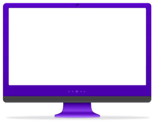 computers clipart purple