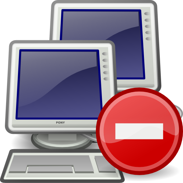 computer clipart red