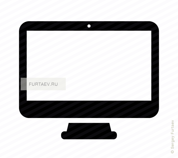 Computer vector png. Desktop icon of allinone