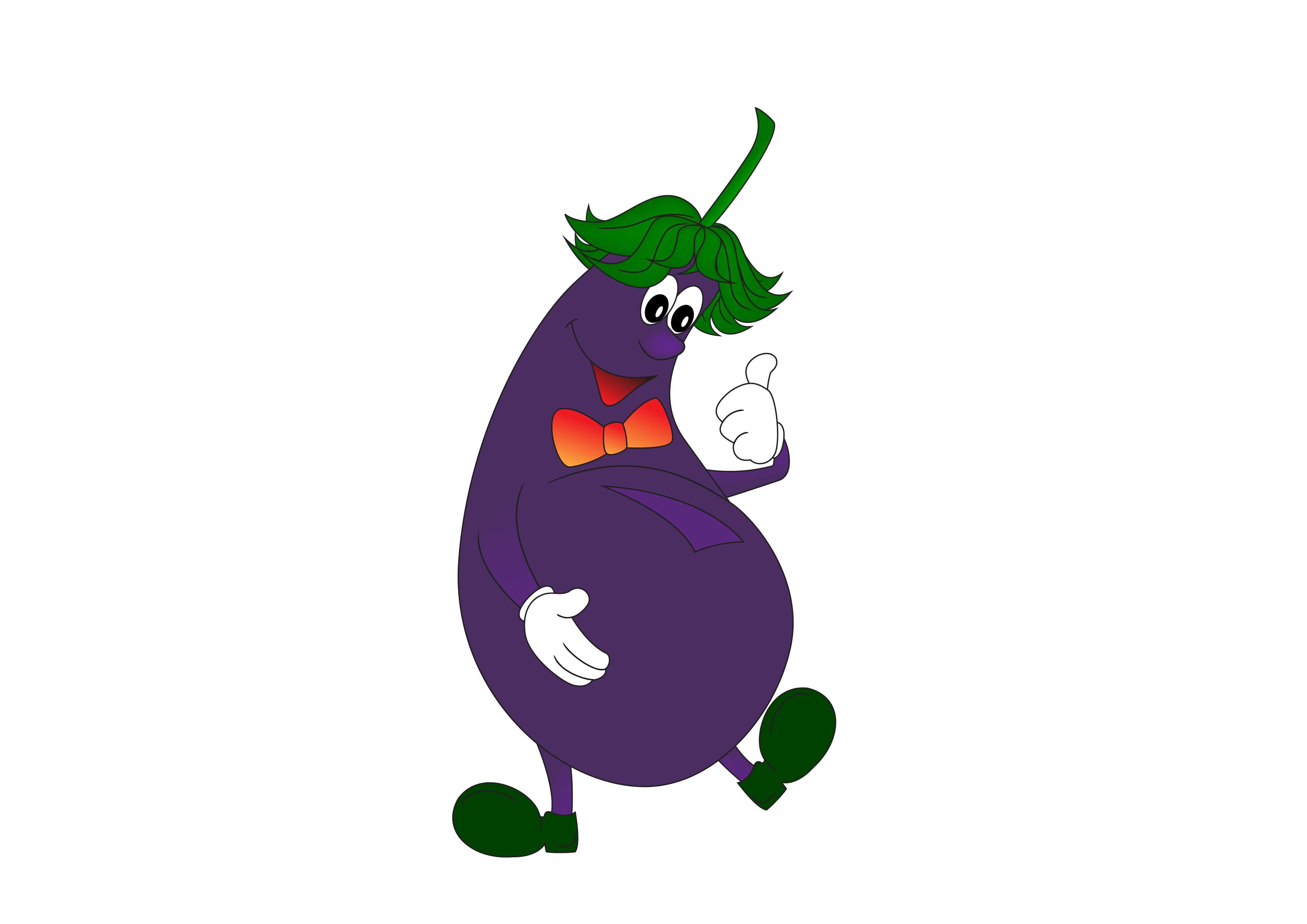 clipart vegetables character