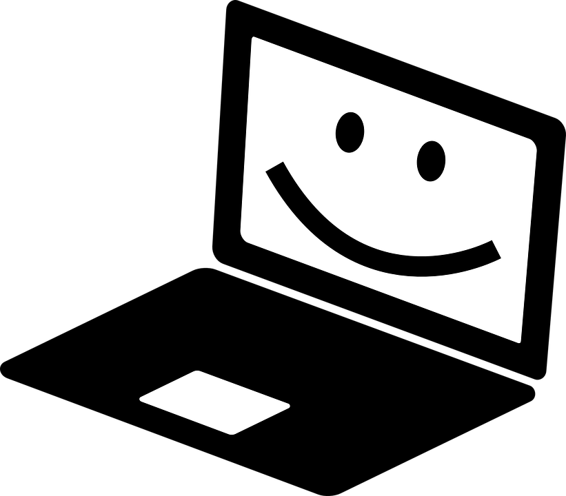 Computer smile pencil and. Computers clipart cute