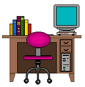 computers clipart desk