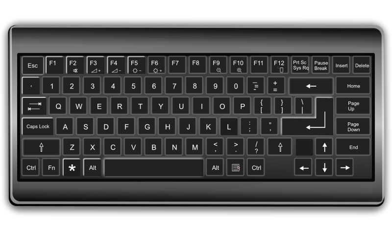 Keyboard modern computer