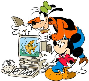 computers clipart mickey
