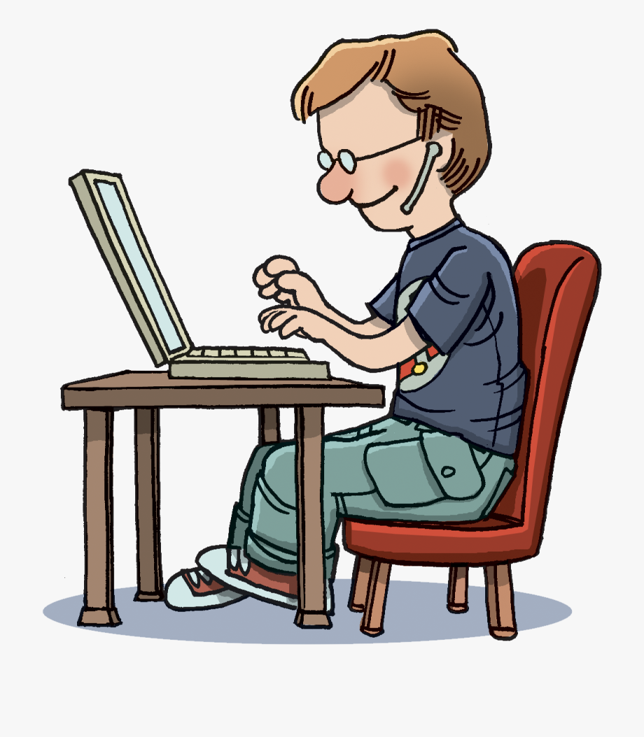 Computer free on png. Pc clipart typing